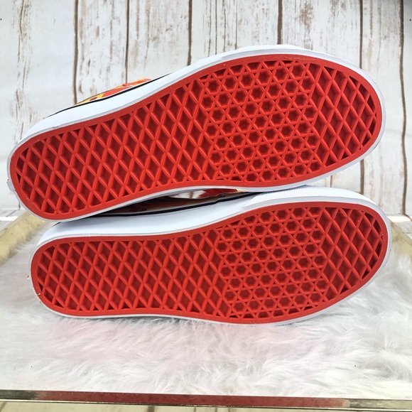 NEW Vans Sk8-Hi Orange Camo HighTop Unisex Sneaker - Picture 7 of 11